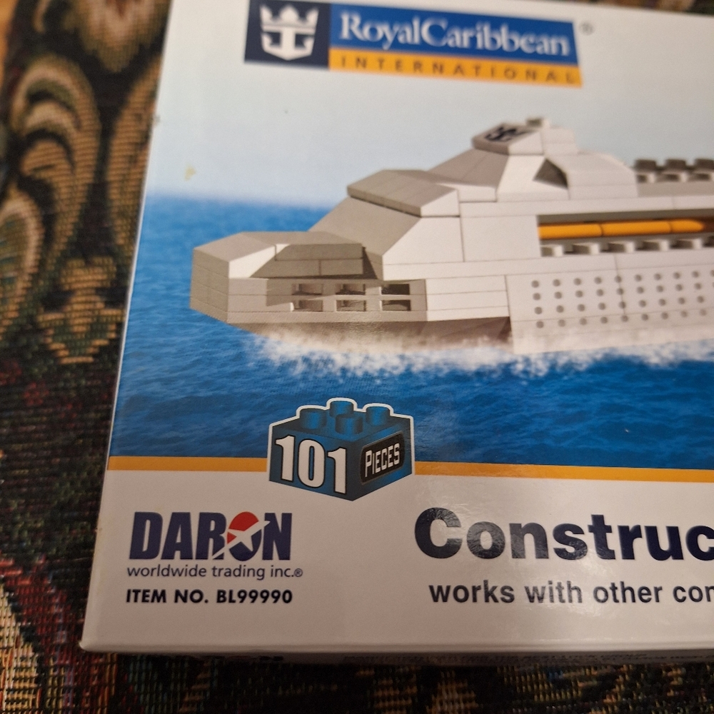 New Daron Block Set~Royal Caribbean~Boat~Ship~Best Lock "Lego" Toy~101 Pc - Picture 3 of 6